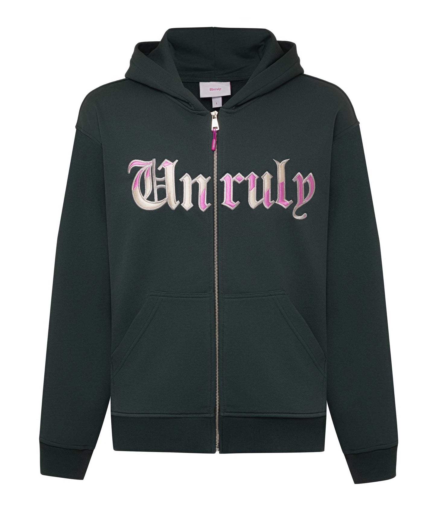 Unuly Wavy - Unisex Patch Zipper Hoodie