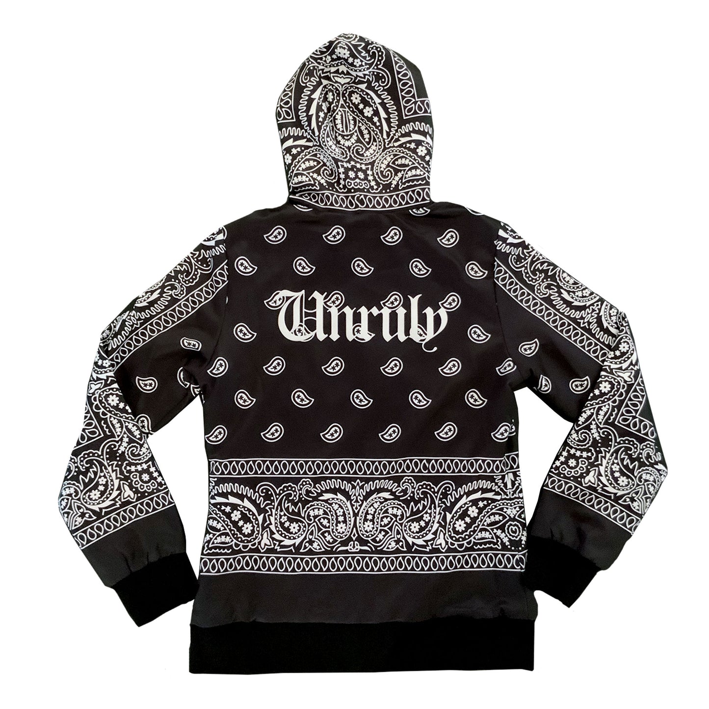 Unruly Bandana Zipper Hoodie