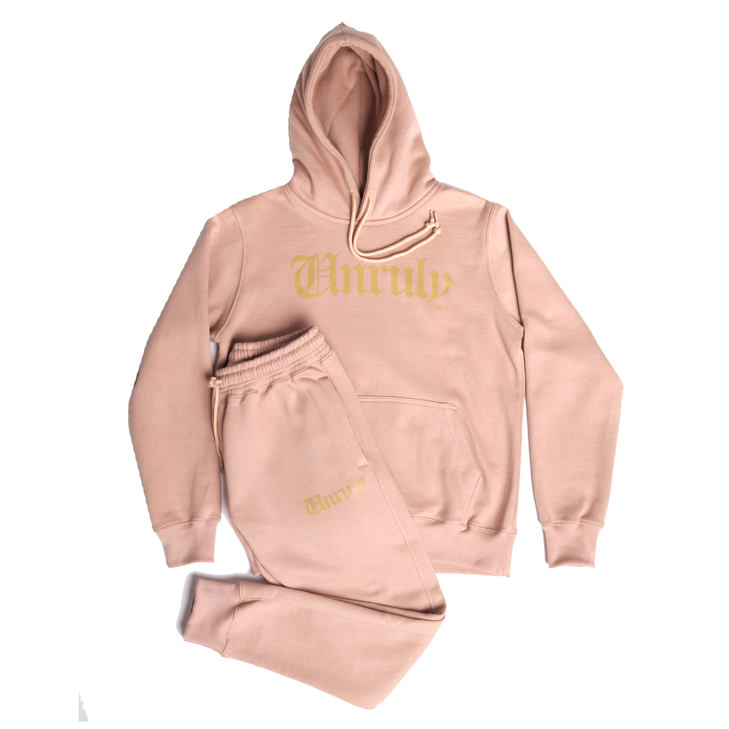 Unruly Pullover Hoodie Jogger Suit - Skin