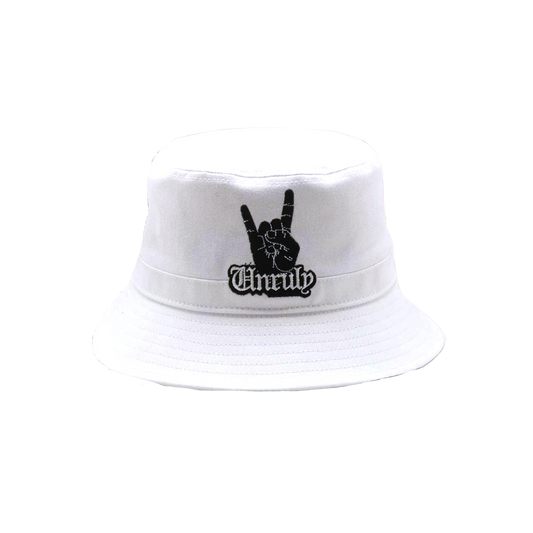 Unruly Bucket Hat - White