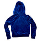 Unruly Women's Velvet Hoodie Suit - Navy Blue
