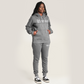 Unruly Pullover Hoodie Jogger Suit - Grey