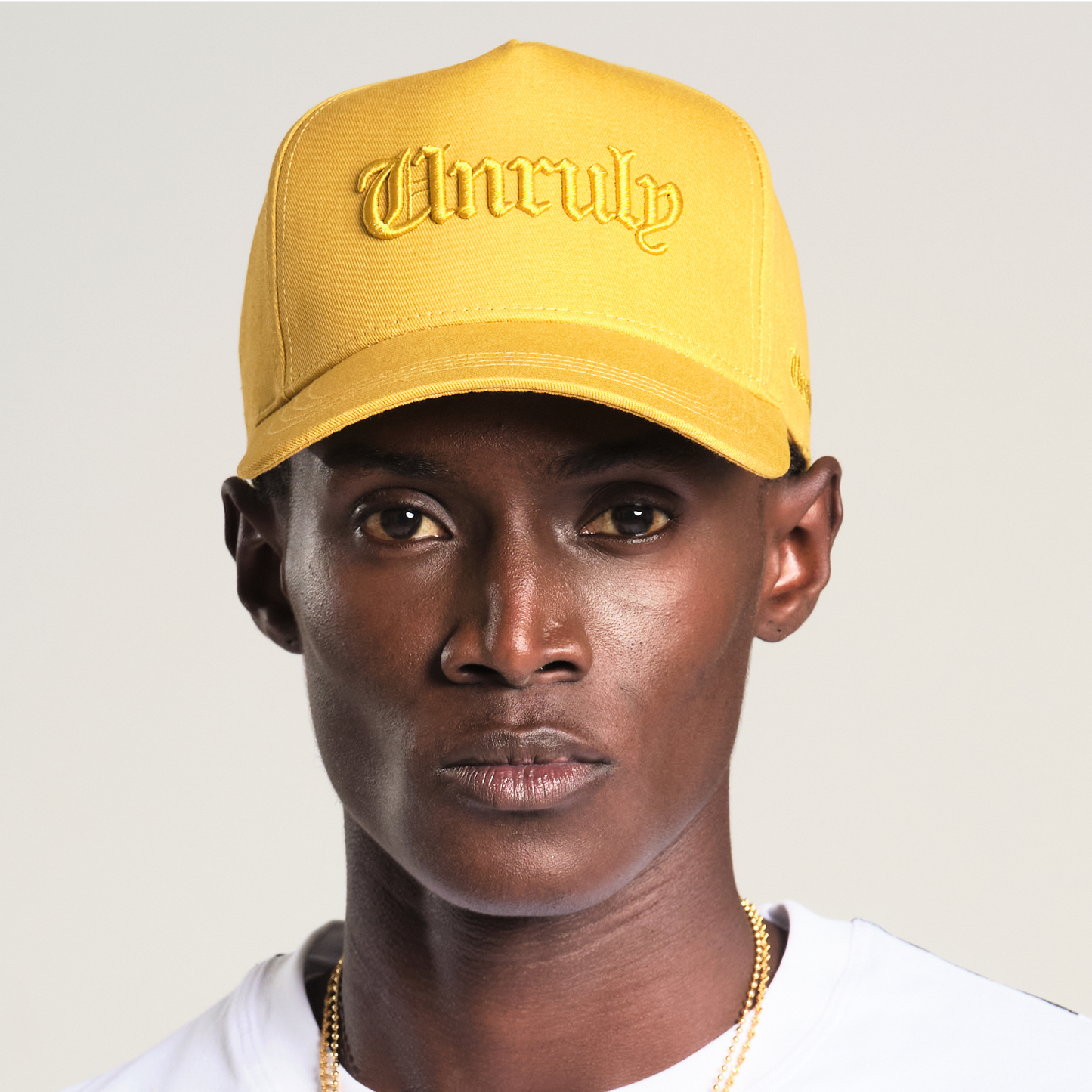 Unruly Word SnapBack - Embroided - Sand